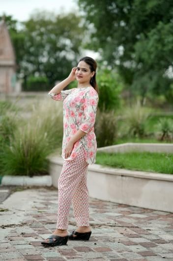 Image of Night Suit for Women | Soft & Breathable Lycra Top & Pyjama Set | Stylish Relaxed Fit Sleepwear for Everyday Comfort | Loungewear for Woman | Also Available in Plus Size