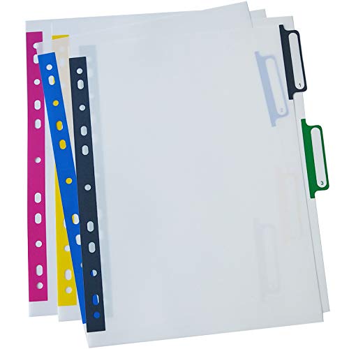 Amazon | A4 プラスチックバインダー インデックスタブ 仕切り 強化11