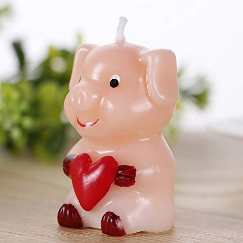 Joewyle Cake Topper Birthday Candles Decorations Little Pig #TOP1