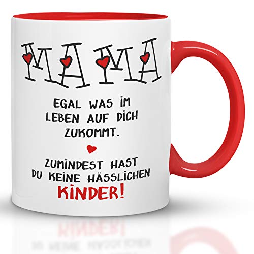 Kaffeebecher24 - Geschenk Muttertag - Tasse Mama hässliche Kinder Cover