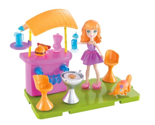 Polly Pocket Stick 'n' Play Lea Patio Party Playset