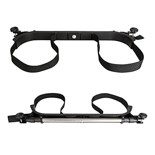 10L0L Universal Golf Cart Golf Bag Attachment Golf Bag Holder Bracket Rack For Ezgo Txt Rxv Club Car Ds Precedent Tempo Onward/Yamaha G2-G29 Rear Seat Black,Adjustable,No-Drilling,With Sturdy Clamp #TOP3