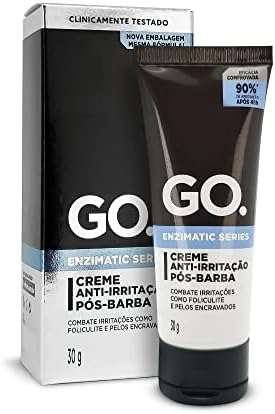 Pós-barba anti-irritação, com enzimas naturais cicatrizantes, pel...