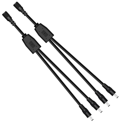 Adaptateur d'alimentation en Y 5,5 mm x 2,5 mm avec conducteurs haute conductivité