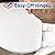 Clorox Round Wood Toilet Seat with Easy-Off Hinges-Wiggle Free Design ?16.54 x 16.5 x 0.99 inches