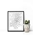 Austin Map Print City Maps of Austin Art Print Map Poster Texas Map Texas Black White Map Wall Art Map Modern Minimalist Wall Art Scandinavian Art City Map Poster 8x10 Unframed Wall Print