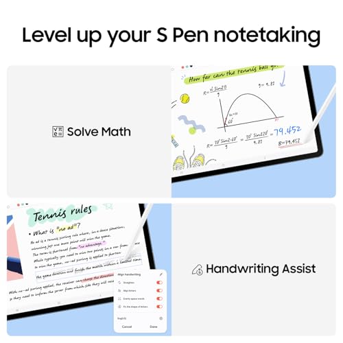 تابلت تاب اس 10 اف اي بلس رمادي 256 جيجا بالذكاء الاصطناعي شاشة 13 بوصة 90 هرتز وكاميرا 13 ميجابكسل بتصنيف IP68 وقلم ستايلس متضمن من سامسونج جالاكسي (اصدار كاد)