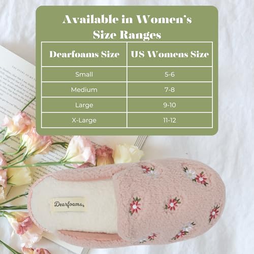 Dearfoams Women's Novelty Gift Teddy Sherpa Scuff Slip On House Shoe Slipper4