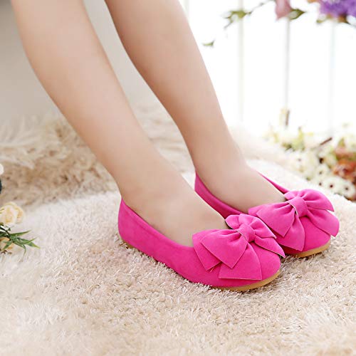 Little Girl's Rose Bow Mary Jane Dress Shoe 8 M US Toddler3