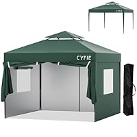 Amazon | CYFIE タープテント 3mx3m サイドシート4枚付