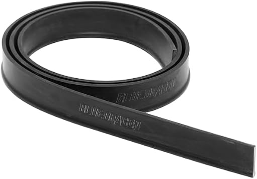 Blue Dragon Round Standard Squeegee Rubber - Hard - 12 Pack - 16in/40cm
