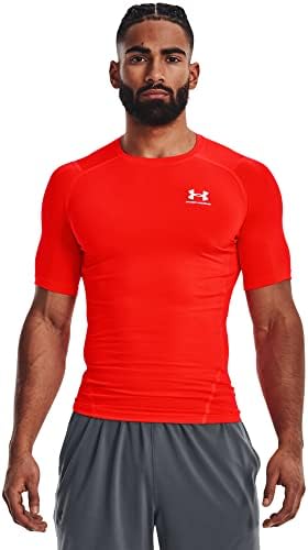 Under Armour Koszulka funkcyjna z krótkim rękawem, szybkoschnąca koszulka z dopasowaniem kompresyjnym Mężczyźni ua hg armour comp ss (1 w zestawie)