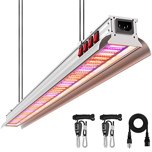 Ipower Plant Full Spectrum Integrated Lamp Fixture For Greenhouse Hydroponic Indoor Seedling Veg And Flower, 150W Led Grow Light, 1 Pack, Silver #TOP15