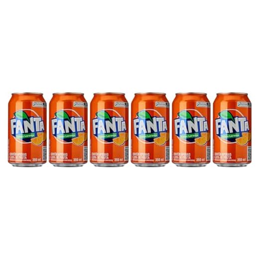 Pack de Fanta Laranja lata 350ml 6 unidades