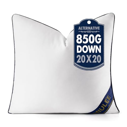 MIULEE 20x20 Pillow Insert, Premium Down Alternative Throw Pillow
