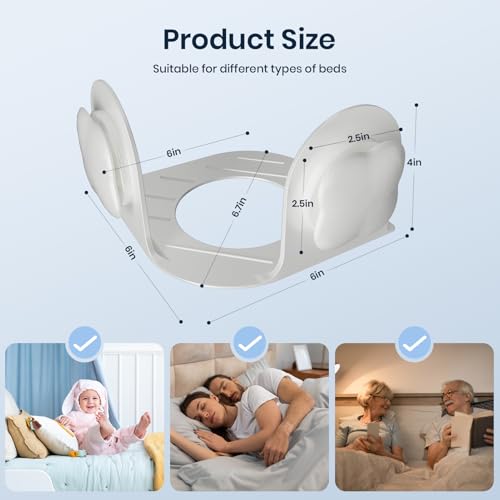 Flelano Sheet Holders 4 Pack,Bed Sheet Grippers One-Size-Fits-Most, Bed Sheet Holders for Corners Easy Installation Keeps Fitted Sheet Tight All Night(White) by Flelano - Image 2