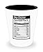 Dry Cleaner Nutrition Facts Ceramic 1.5 Oz Shot Glass, Gift For Graduation Congrats On New Job Cup, Funny Retirement Coworker Appreciation Party Gag