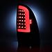 AKKON - For 05-15 Toyota Tacoma Pickup Black Smoked C-Shape LED Tube Tail Brake Light Lamp Assembly