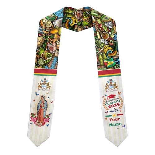 MonkeyVan Custom Guyana Graduation Sash Custom Flag Graduation Stole Guyana Flag Graduation Sash Guyana Stole Graduation 2025 Gya6