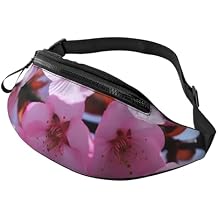 Pink Cherry Blossoms Fanny Pack for Man Women Waist Bag Adjustable Belt Bum Bags Chest Bag for Travel Sports Hiking Waist Packs