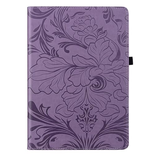Étui pour Samsung Galaxy Tab A 9.7 violet housse portefeuille en cuir T550 T551 T555