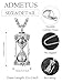 ADMETUS Tree of Life Hourglass Urn Necklaces for Ashes Silver Cremation Jewelry for Ashes for Men Ash Keepsake Pendant Memorial Gifts