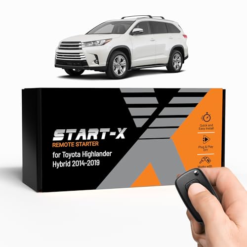 Start-X Remote Starter Kit for Toyota Highlander Hybrid (2014, 2015,