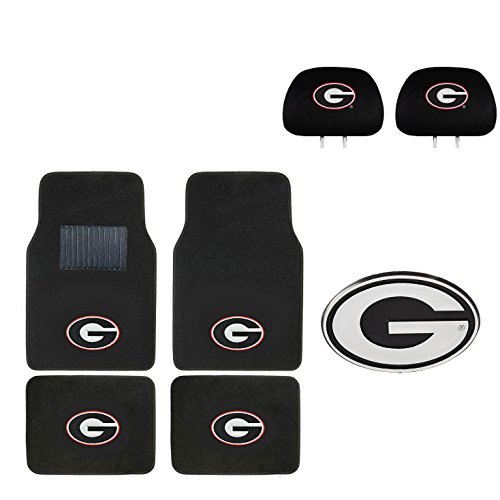 Georgia Bulldogs 4 Pc Carpet Floor Mats