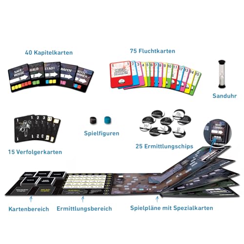 Stadtkrimis Exit Escape Stadtführung Moses Sebastian Fitzek Safehouse - Das Spiel Safe House Ein Gesellschaftsspiel von Marco Teubner 90288 bunt