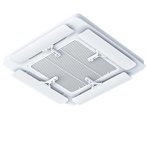 Deflettori d'aria da soffitto, deflettori d'aria regolabili per una migliore circolazione dell'aria in case, stanze e uffici