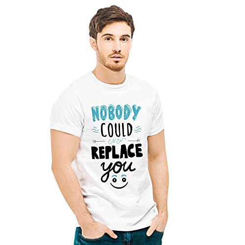 Image of Hangout Hub | Couple Tshirts | Nobody Could Replace You | Set of 2