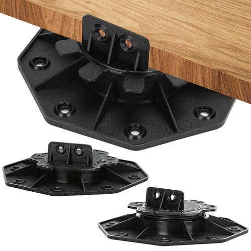 Palier pour dalles sous-structure de terrasse réglable en WPC bois