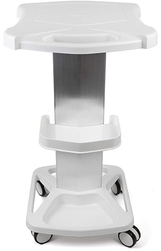 Miniatura 2 de Soporte de carro de aleación de aluminio montado para máquinas de cavitación ultrasónica RF Salon Spa Belleza Tatuaje Rolling Cart Tray USA Stock