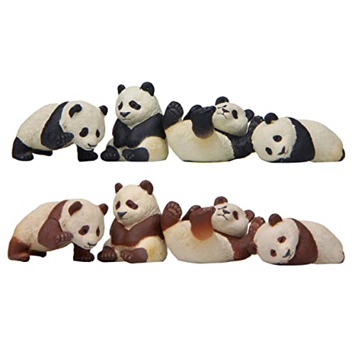 Cabilock 8 Unidades Brinquedos De Carros Infantis Ursinho De Brinquedo Estatua De Mini Animal Enfeit