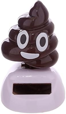 Puckator Solar Powered Dancing Emoji Poop