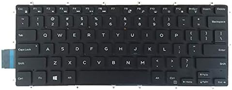 CHENYAN Laptop Replacement Keyboard US Version Keyboard with Keyboard Backlight for DELL Inspiron 13 5368 5378 5578 7368 7378 Laptop Accessories