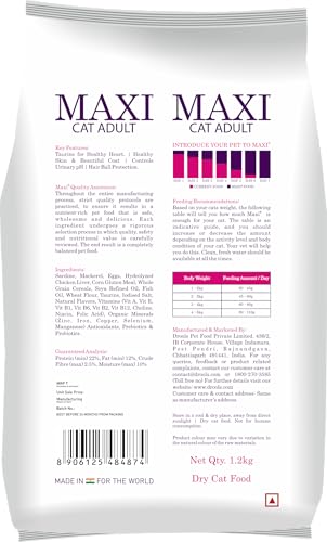 Image of Maxi Ocean Fish Dry Cat Food 1.2kg, Adult