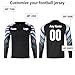 Quick-Dry Breathable Goalie Soccer Jersey for All Ages - Custom Goalkeeper Jersey - Adults/Kids/Teens (Black)