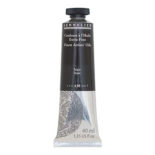 SENNELIER Artists' Extra Fine Oil, 40 ml Tube, Series 1, Sepia, (10-130411-438)