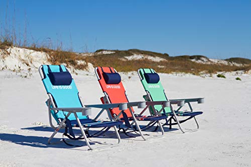 Life Is Good Ligbc-Gs-1Pk Beach Chair, Short, Green Sun #TOP7