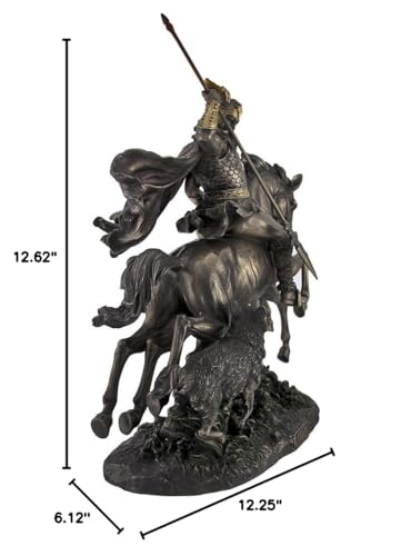 Estatua de Odin Montando Sleipnir de Resina Fundida miniatura 5