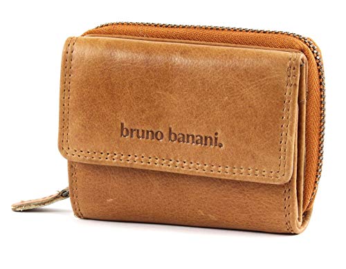 Preisvergleich Produktbild bruno banani Lavato Wallet Zip With Flap Cognac