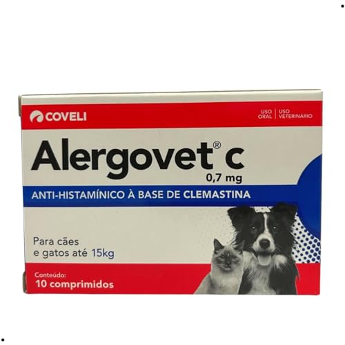 Coveli Alergovet C 0 7Mg Para Cães
