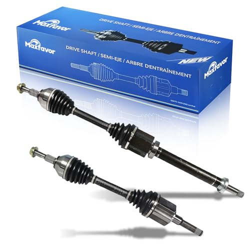 Maxfavor FWD Front CV Axle Shaft Assembly Set Compatible with 2013 2014 2015 2016 2017 2018 2019 2020 Ford Fusion 1.5L 2.0L L4, FWD Automatic Trans, Driver and Passenger Side NCV11187 NCV11189