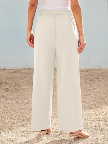 LILLUSORY Wide Leg Dress Pants Women's High Waisted Dressy Trousers