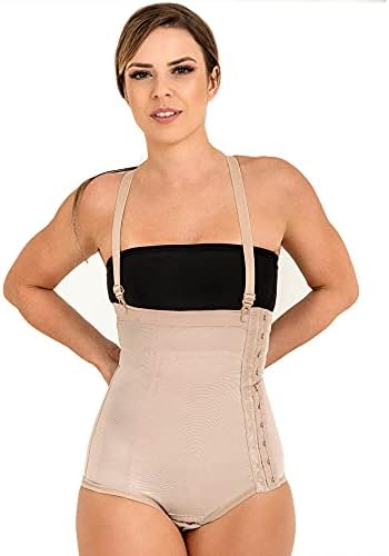 Cinta Abdominal Pós Parto - New Form - Com Fecho Lateral e Alça D...