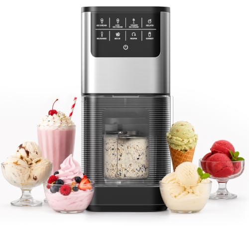 7-in-1 Ice Cream Maker, 2 Pints & Re-Spin for Gelato,