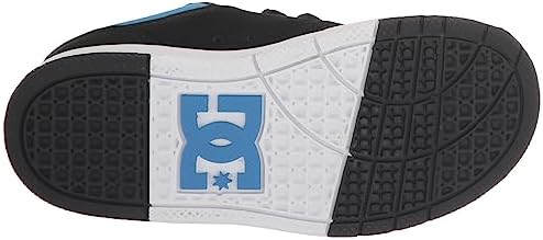 DC Boy's Crisis 2 Skate Shoe, Black/Blue/Grey, 11 Little Kid Review | Image 3