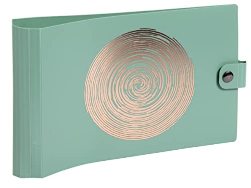 Exacompta 52990E Ringhefter Ellipse aus flexiblem Kunststoff 2 O-Ring-Mechanik DIN A5 quer Rücken 30 mm 1 Stück Zufallsfarbe Ringbuch Hefter ideal für Büro und Schule