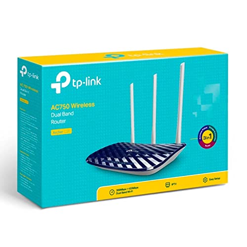 TP-Link Archer C20 v4, Roteador Wireless Dual Band, Preto